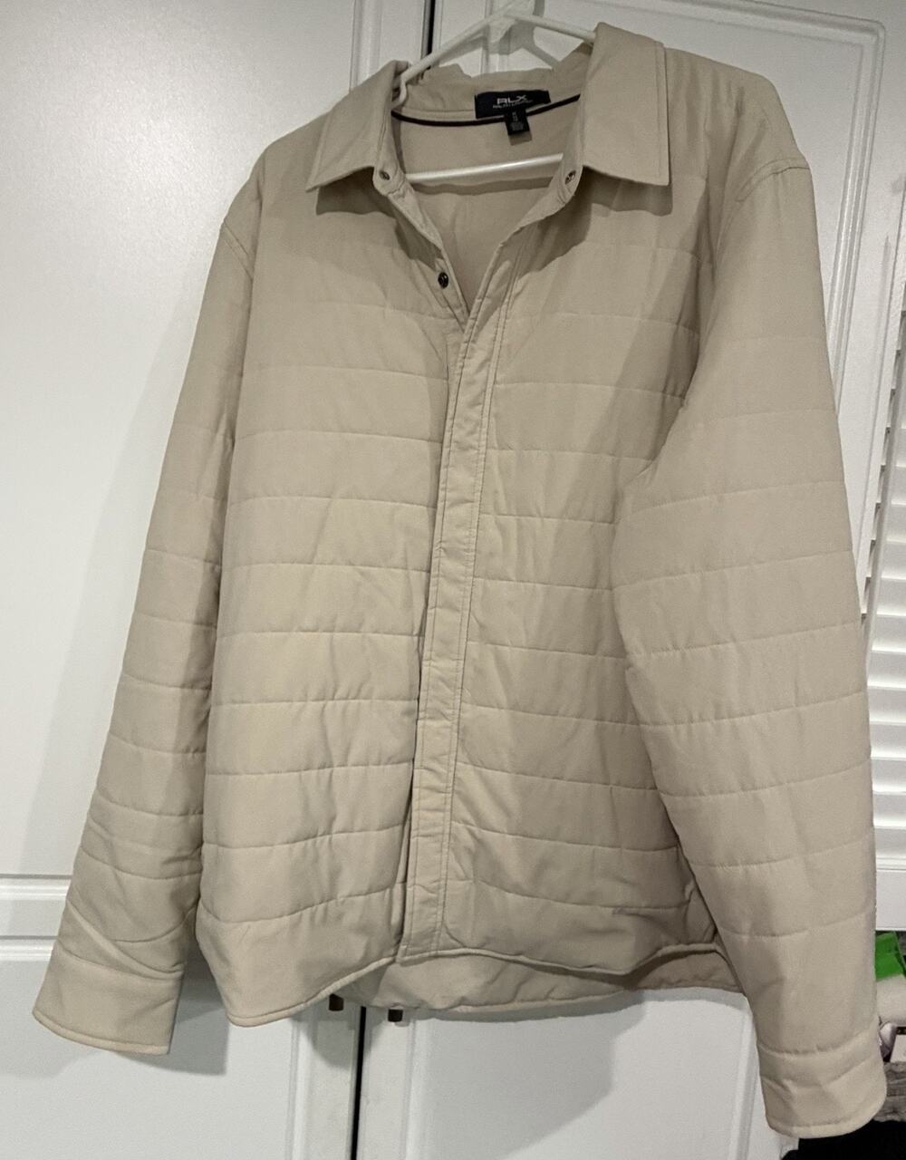 RLX Ralph Lauren Men Golf Concept 1 Basic Sand Snap Quilted Jacket Sz XLarge